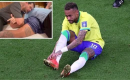 Futbolcu olmanın başka bir yönü! Neymar, tedavisi sırasında acıdan feryat etti