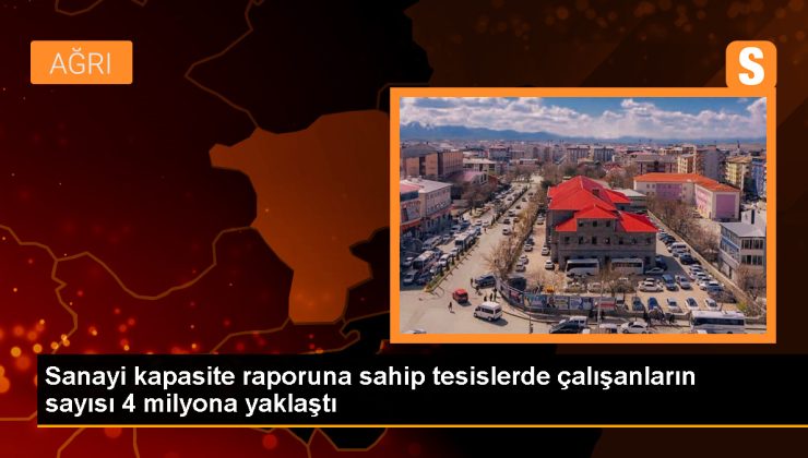 2023’te Sanayi Kapasite Raporuna Sahip Tesislerde Çalışan Sayısı Arttı