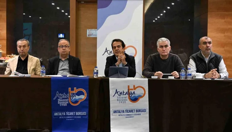 Antalya Ticaret Borsası Müşterek Komite Toplantısı Gerçekleşti