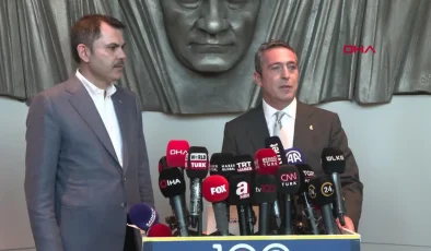İBB Başkan adayı Kurum’dan, Fenerbahçe Başkanı Ali Koç’a ziyaret