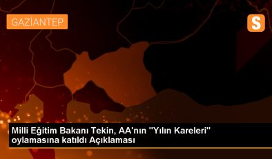 Milli Eğitim Bakanı Yusuf Tekin, Yılın Kareleri oylamasına katıldı