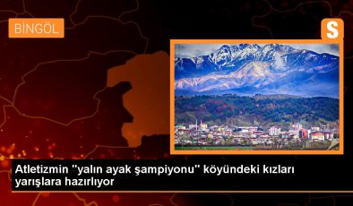Muş’ta Atletizm Antrenörü Emine Akbingöl, Köyündeki Kız Çocuklarını Yarışmalara Hazırlıyor