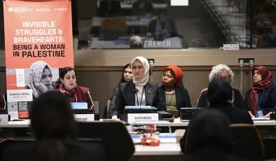 KADEM, BM’de Filistinli kadınların acılarına dikkat çekti