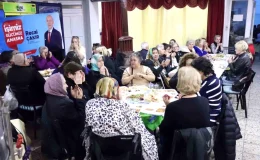 Bartın’ın Amasra ilçesinde bin 500 kişilik iftar sofrası kuruldu