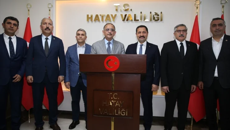 Çevre Bakanı Özhaseki: Hatay için 14,2 milyar liralık kredi kullanacağız