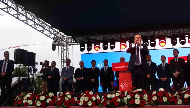CHP Genel Başkanı Özgür Özel Marmaris’te Miting Düzenledi