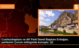 Cumhurbaşkanı ve AK Parti Genel Başkanı Erdoğan, partisinin Çorum mitinginde konuştu: (2)
