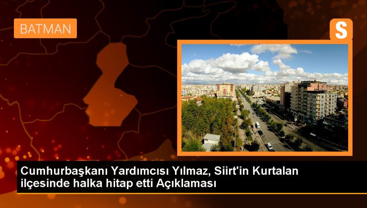 Cumhurbaşkanı Yardımcısı Cevdet Yılmaz: Türk’üyle, Kürt’üyle, Arap’ıyla, Laz’ıyla, Çerkez’iyle biriz, beraberiz