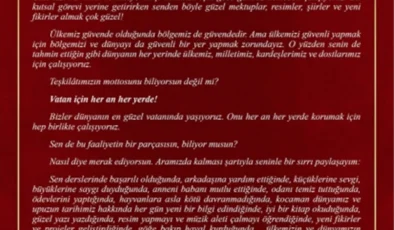 Çocukların gözünden Milli İstihbarat Teşkilatı
