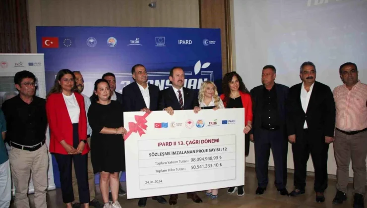 Mersin’de 486 projeye 3.6 milyar lira destek verildi