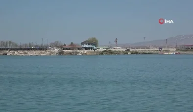 Yağış sonrası Van Gölü’nün su seviyesi yükselmeye başladı