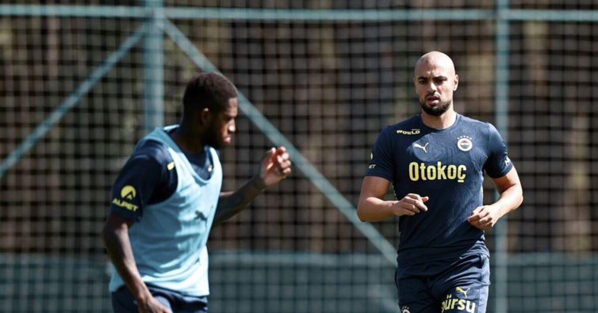 Fenerbahçe’de Sofyan Amrabat, ilk antrenmanına çıktı