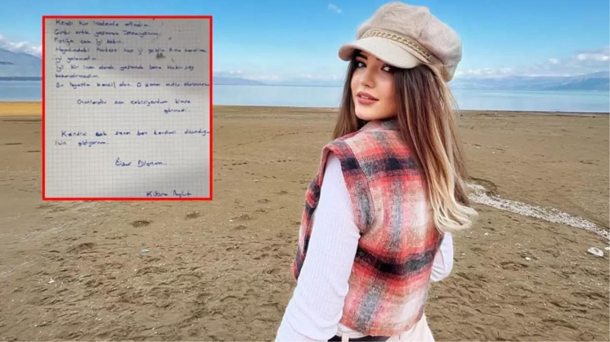 İntihar eden fenomen Kübra Aykut’un veda mektubu ortaya çıktı