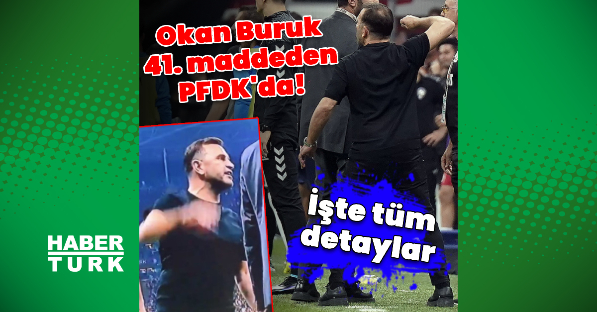 Galatasaray’da Okan Buruk 41. maddeden PFDK’da!