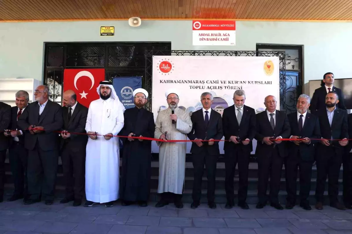 Kahramanmaraş’ta Cami ve Kur’an Kursu Açılışı