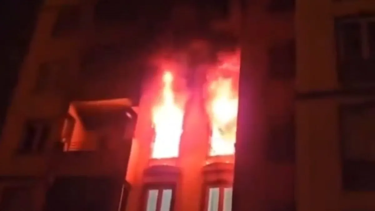 Gaziantep’te yangın: Eşine kızıp evi yaktı!