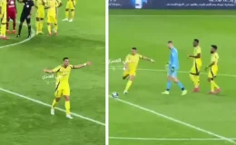 Verilen kararı beğenmeyen Ronaldo sinirini 4. hakemden çıkardı